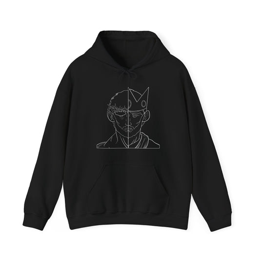 Lion and Lamb Line Art Hoodie