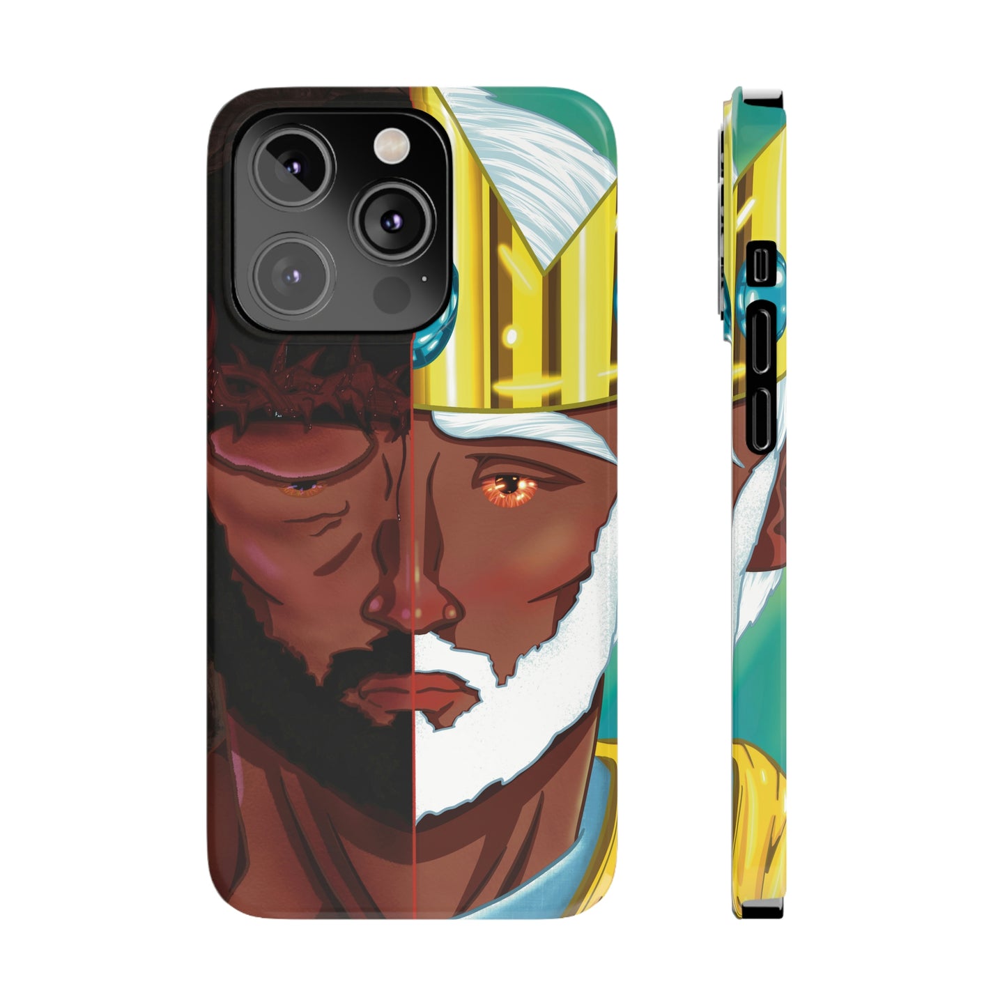 Lion and Lamb Slim Phone Cases