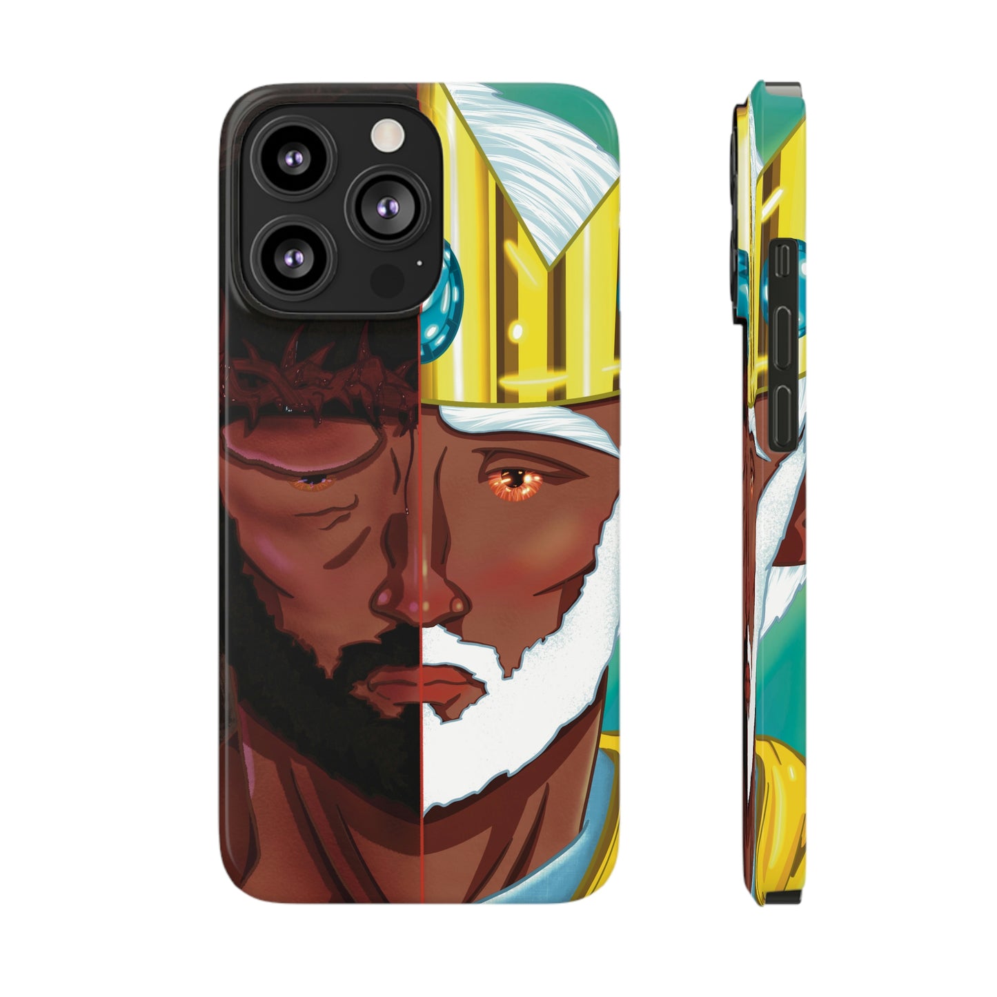 Lion and Lamb Slim Phone Cases