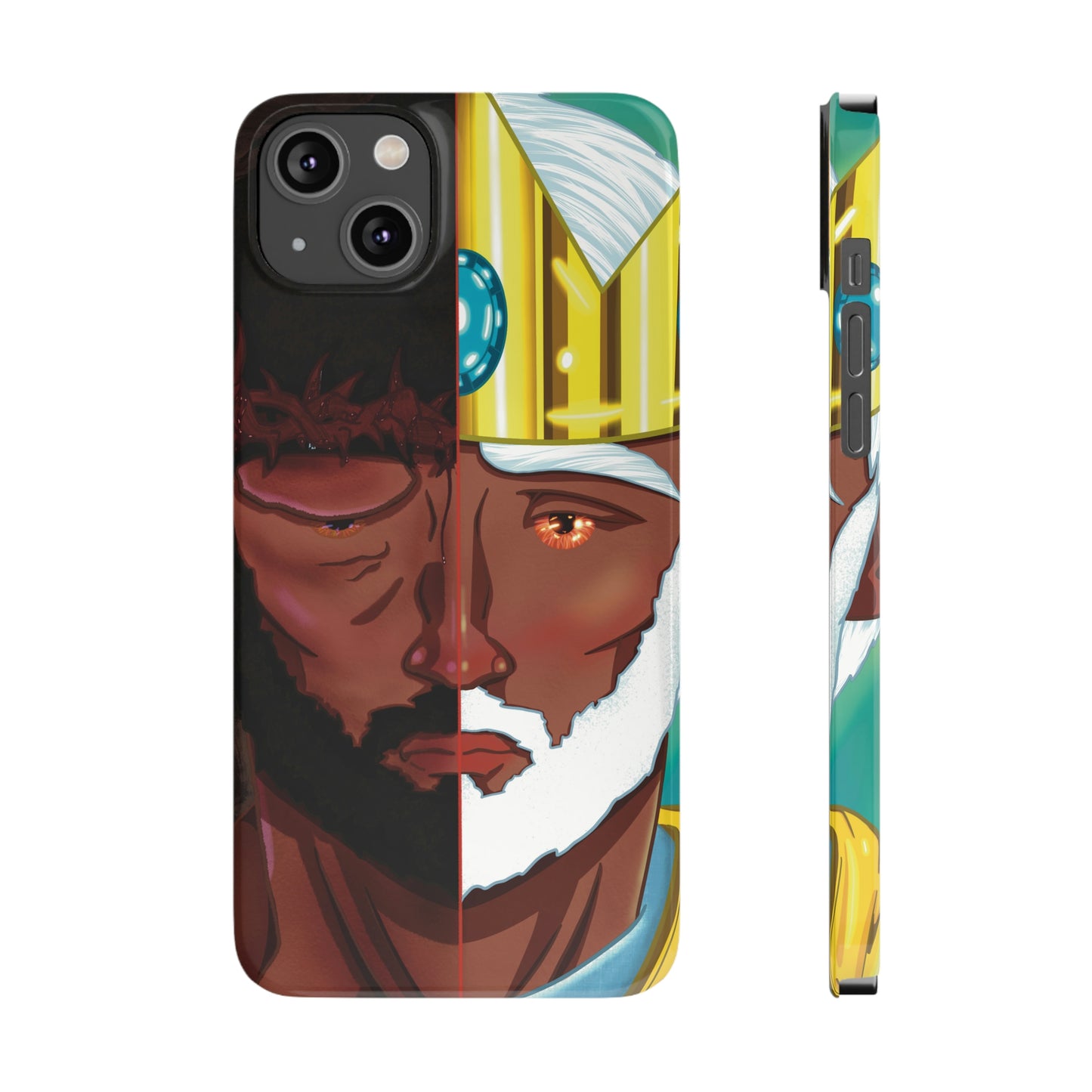 Lion and Lamb Slim Phone Cases