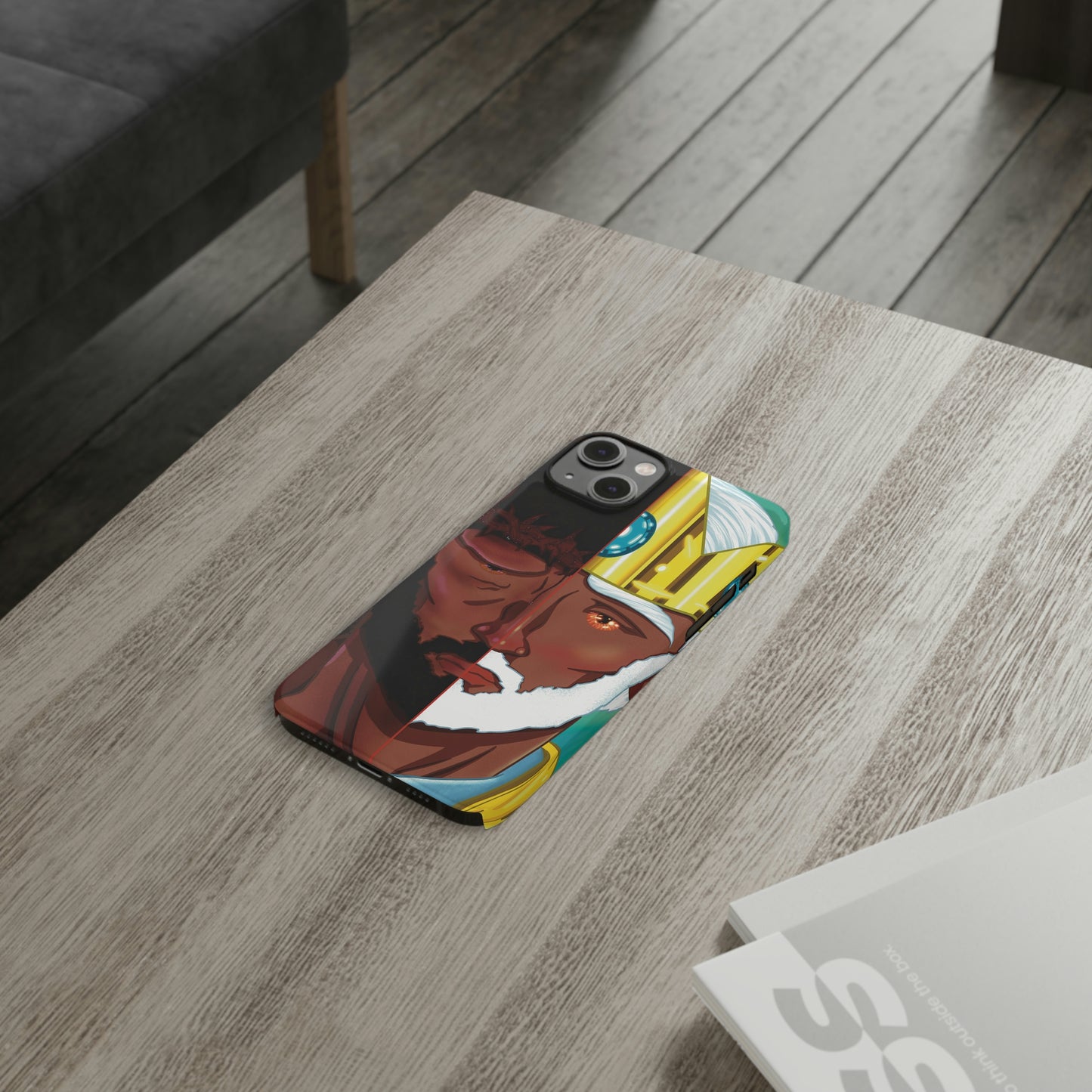 Lion and Lamb Slim Phone Cases