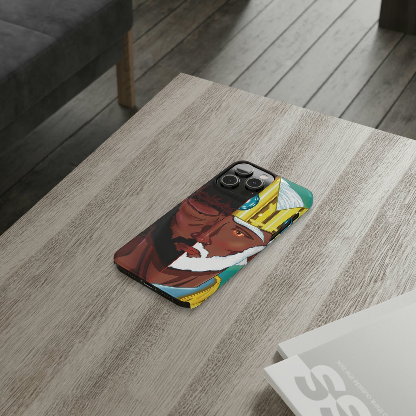 Lion and Lamb Slim Phone Cases