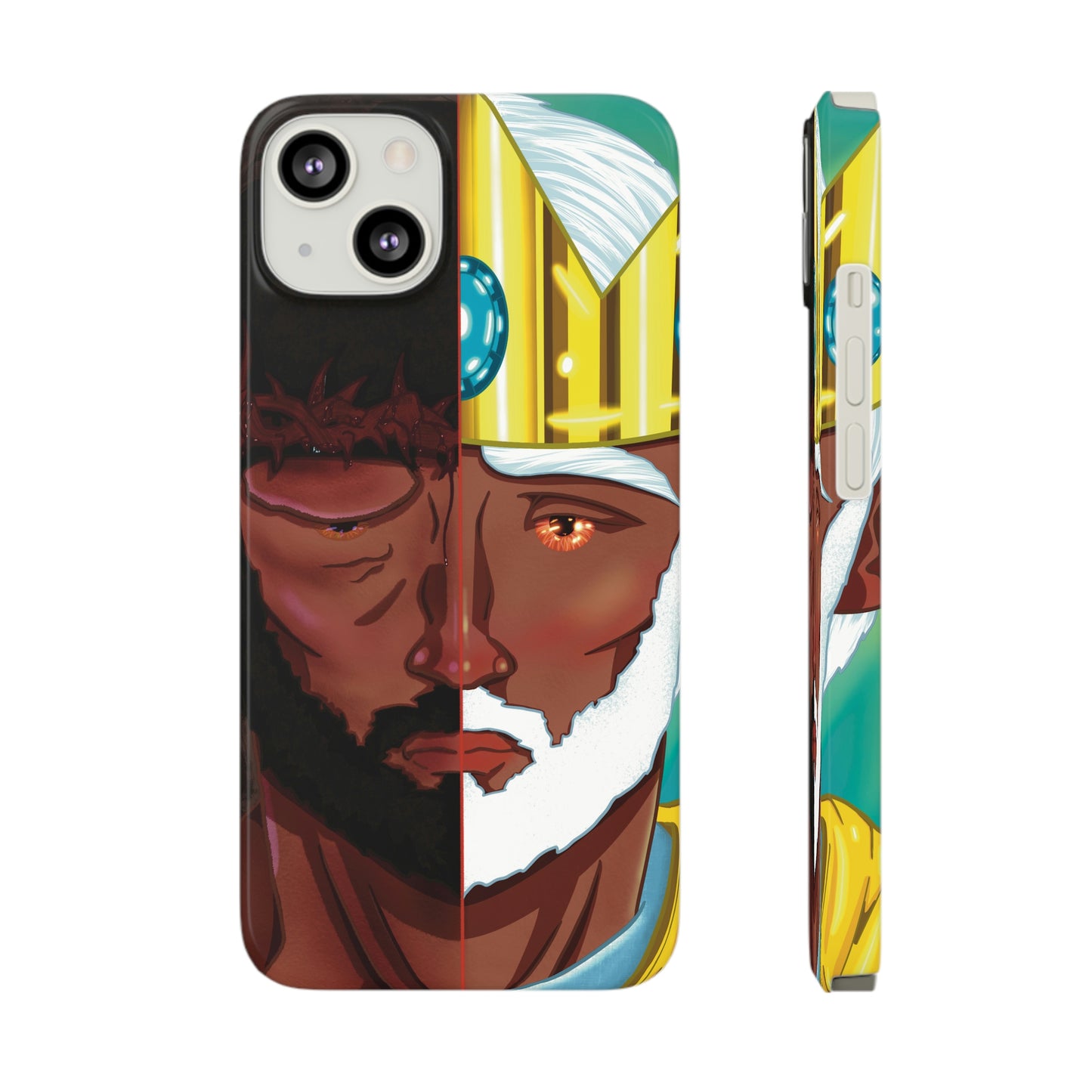 Lion and Lamb Slim Phone Cases