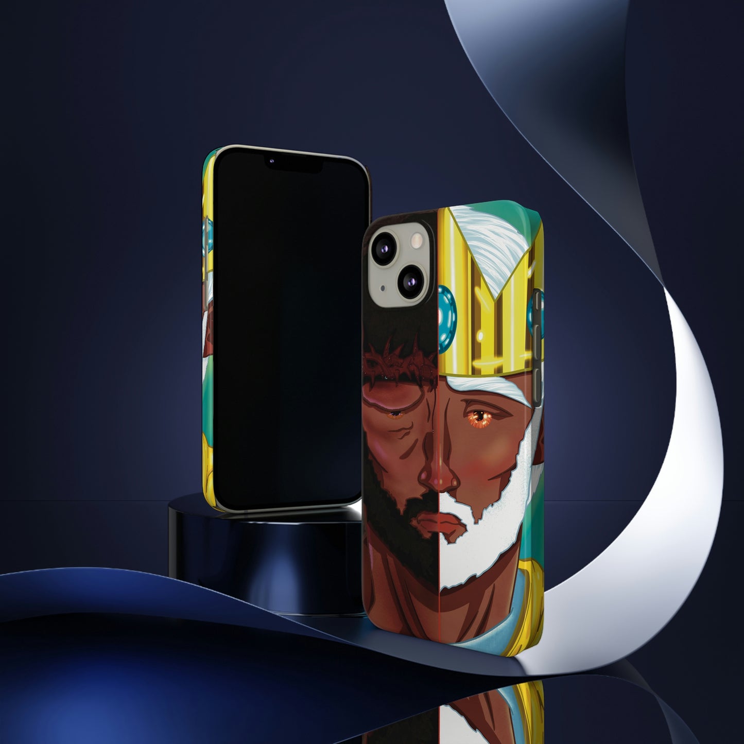 Lion and Lamb Slim Phone Cases